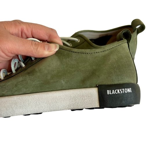 Blackstone Shoes Green Suede Sneakers Casual Low Top Mens Size 8, EU 41 New main image 8